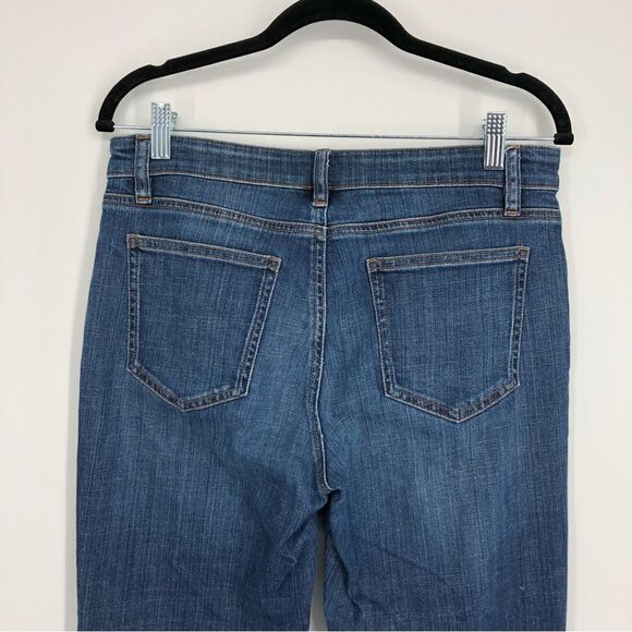Eileen Fisher Straight‎ Leg Jeans Medium Wash 6P - Picture 4 of 8